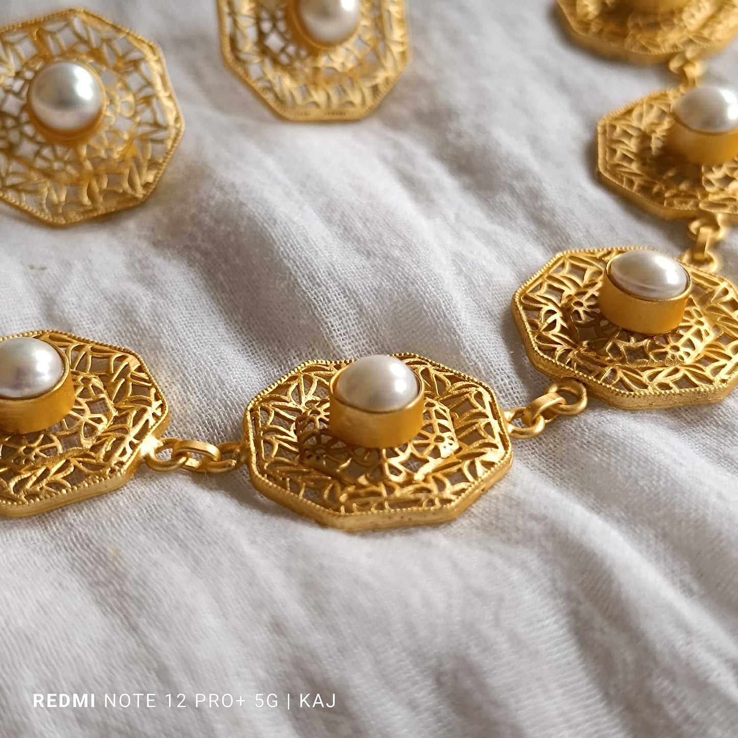 SET 103 Pearl Necklace with Earrings