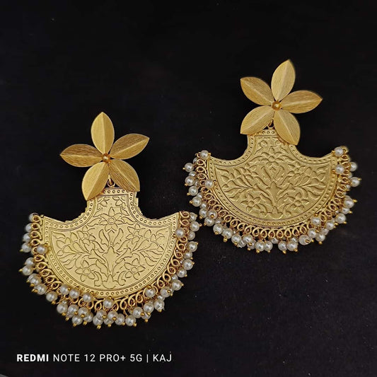Brass earrings